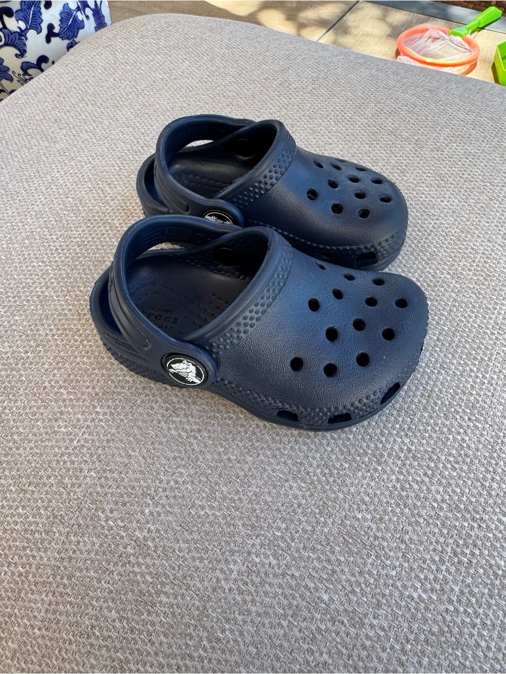 CROCS Kids Classic Clog in Navy Blue